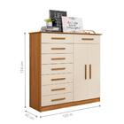 Jogo Roupeiro E Cômoda Lírio Carvalho Grife Off White