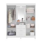 Jogo Roupeiro E Cômoda Samar