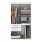 Jogo Roupeiro E Cômoda Sapateira Baltimore Branco