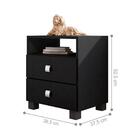 Jogo Roupeiro E Cômoda Titan Jacaranda