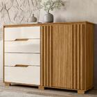 Jogo Roupeiro E Comoda Willow Freijo Off White