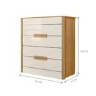 Jogo Roupeiro E Comoda Yokohama Freijo Off White