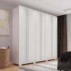 Jogo Roupeiro E Gaveteiro Cena Branco Fosco