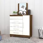 Jogo Roupeiro E Gaveteiro Michael Imbuia Champanhe