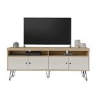 Jogo Sala De Estar Completo Master Carvalho Off White