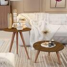 Jogo Sala De Estar Roma Madeirado