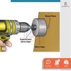 Jogo Serra Copo 32 A 54mm Madeira Gesso Starfer 5 Peças