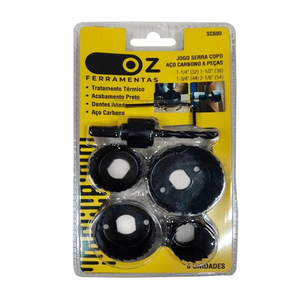 Jogo Serra Copo Oz Modelo Sc600 6pcs