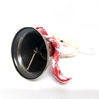 Jogo Sino Natal Metal Rústico Papai Noel E Boneco De Neve Pel