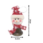 Jogo Sino Natal Metal Rústico Papai Noel E Boneco De Neve Pel