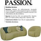 Jogo Sofa 240 Cm 3 Lug E Poltrona 1 Lug Passion Linho Moll
