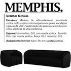 Jogo Sofa 292 Cm 4 Lug E Poltrona 1 Lug Memphis Corano Moll