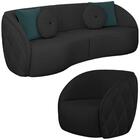 Jogo Sofa 318 Cm 4 Lug E Poltrona 1 Lug Passion Linho Moll