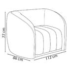 Jogo Sofa 332 Cm 4 Lug E Poltrona 1 Lug Memphis Corano Moll