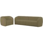 Jogo Sofa 332 Cm 4 Lug E Poltrona 1 Lug Memphis Veludo Moll