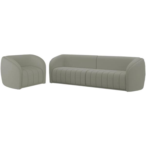Jogo Sofa 332 Cm 4 Lug E Poltrona 1 Lug Memphis Veludo Moll