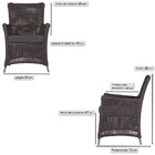 Jogo Sofá E 2 Poltronas De Área Igapó Alumínio Pintura Fendi