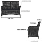 Jogo Sofá E 2 Poltronas De Área Igapó Alumínio Pintura Fendi