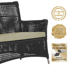 Jogo Sofá E 2 Poltronas E Mesa Igapó Alumínio Fendi Corda Náu