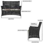 Jogo Sofá E 2 Poltronas E Mesa Igapó Alumínio Fendi Corda Náu