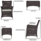 Jogo Sofá E 2 Poltronas E Mesa Igapó Alumínio Fendi Corda Náu