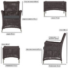 Jogo Sofá E 2 Poltronas E Mesa Igapó Alumínio Fendi Corda Náu