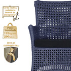 Jogo Sofá E 2 Poltronas E Mesa Igapó Alumínio Preta Corda Náu