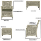 Jogo Sofá E 4 Poltronas E Mesa Igapó Alumínio Fendi Corda Náu