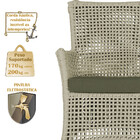 Jogo Sofá E 4 Poltronas E Mesa Igapó Alumínio Fendi Corda Náu