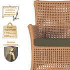 Jogo Sofá E 4 Poltronas E Mesa Igapó Alumínio Fendi Corda Náu