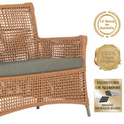 Jogo Sofá E 4 Poltronas E Mesa Igapó Alumínio Fendi Corda Náu