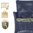 Jogo Sofá E 4 Poltronas E Mesa Igapó Alumínio Marrom Corda Ná