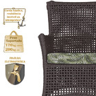 Jogo Sofá E 4 Poltronas E Mesa Igapó Alumínio Marrom Corda Ná