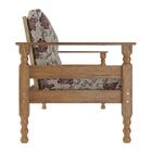 Jogo Sofá Madeira Maciça 3 Lugares E 2 Poltronas Liz Multimóv