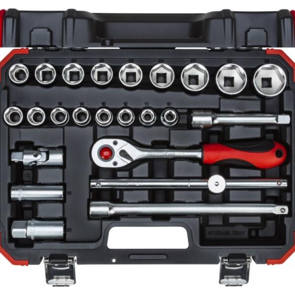 Jogo Soquete 1/2" Sextavados 10-32mm 24pcs Gedore Red - 33000