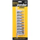 Jogo Soquete Sextavado 1/2'' 4-7mm Com 9 Pecas Vonder