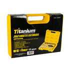 Jogo Soquete Sextavado 22 Peças Titanium