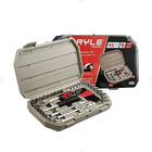 Jogo Soquetes Mayle 1/4 110045 45 Peças Cromo Vanádio