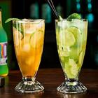 Jogo Taca Copo De Vidro Para Suco Milk Shake Kit 6 Peças Sobr