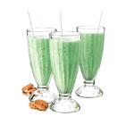 Jogo Taca Copo De Vidro Para Suco Milk Shake Kit 6 Peças Sobr