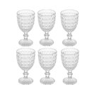 Jogo Tacas Agua Romam 6 Pcs Wollf 345ml