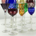 Jogo Taças De Cristal Para Licor - Coloridas Wolff (6 Peças)