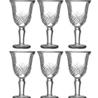 Jogo Tacinhas De Vidro Cristal 6 Peças 55ml Licor Degustação