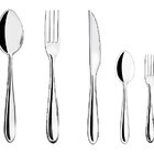 Jogo Talhares Inox Lagoa 24 Peças Garfo, Colher, Faca Mesa E