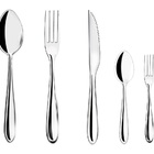 Jogo Talhares Inox Lagoa 36 Peças Garfo, Colher, Faca Mesa E