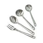 Jogo Talheres Alumínio Fundido Polido 04 Peças Restaurante