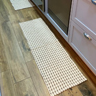 Jogo Tapete Boho Andaraí Off White/capuccino Algodão 3pç