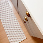 Jogo Tapete Boho Andaraí Off White/capuccino Algodão 3pç