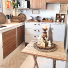 Jogo Tapete Boho Andaraí Off White/capuccino Algodão 3pç