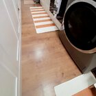 Jogo Tapete Boho Listrado 3 Peças Natural/preto - Antiderrapa